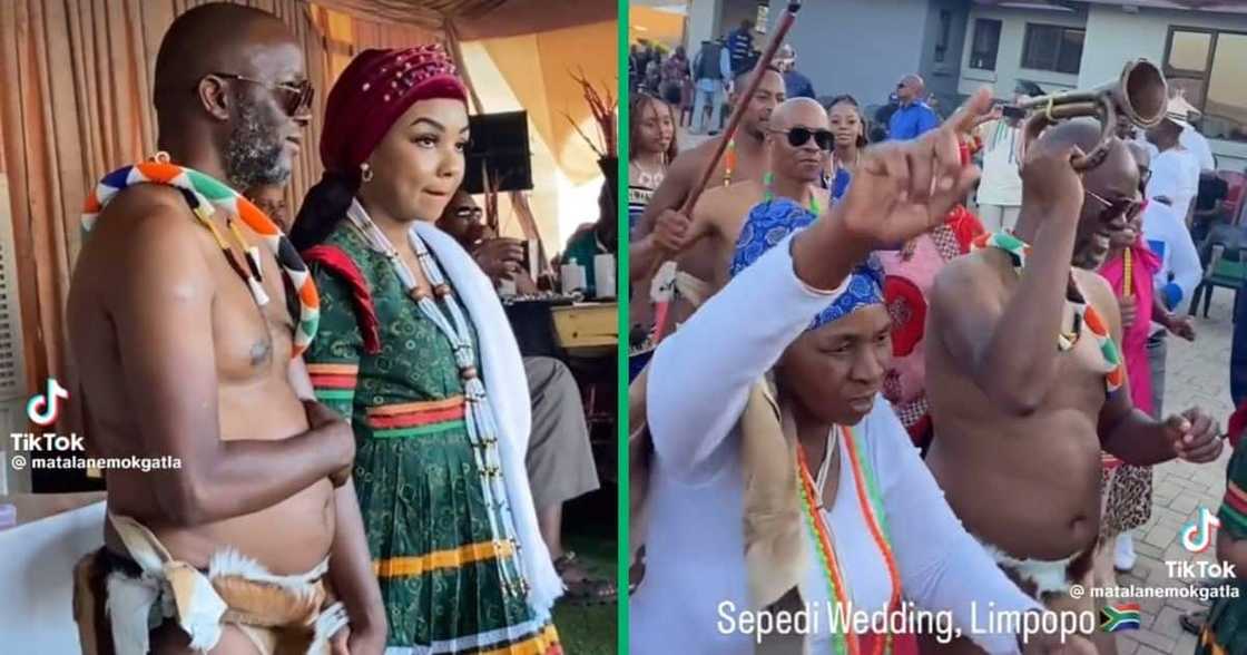 Wedding party celebrated a couple's union Wedding party celebrated a couple's union