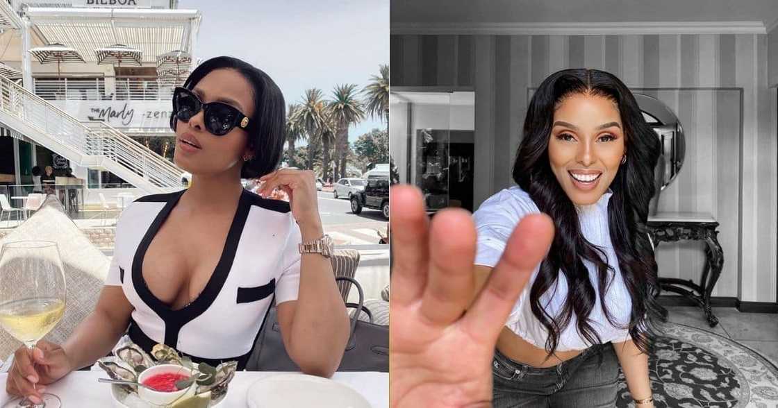 Kefilwe Mabote posts mother's funeral on Instagram, Mzansi divided Kefilwe Mabote posts mother's funeral on Instagram, Mzansi divided