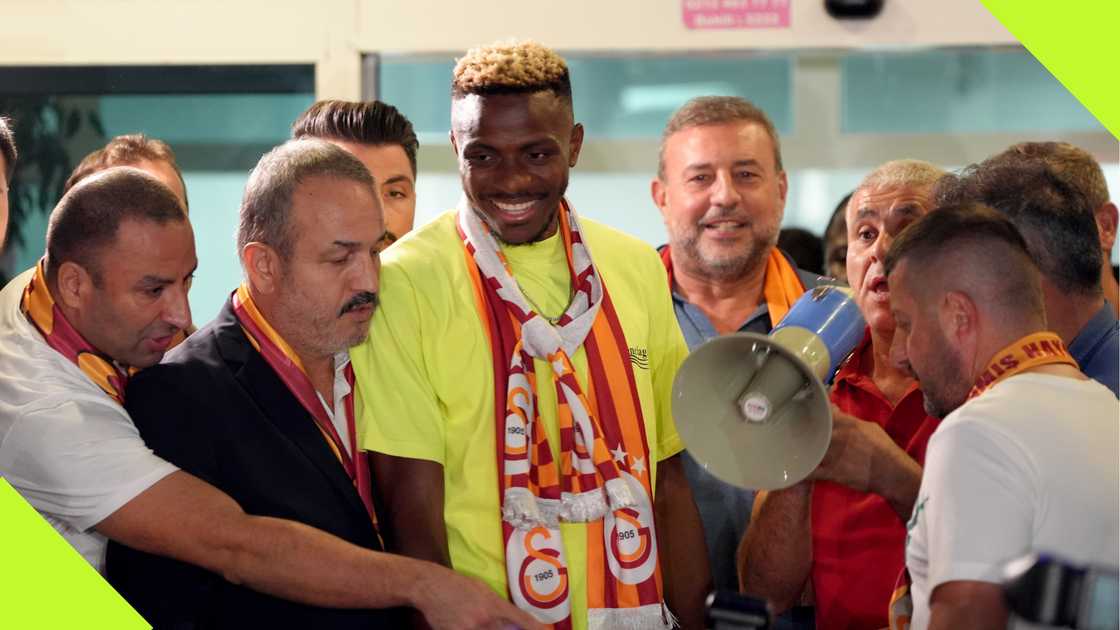 Victor Osimhen arrives in Istanbul to sign for Galatasaray