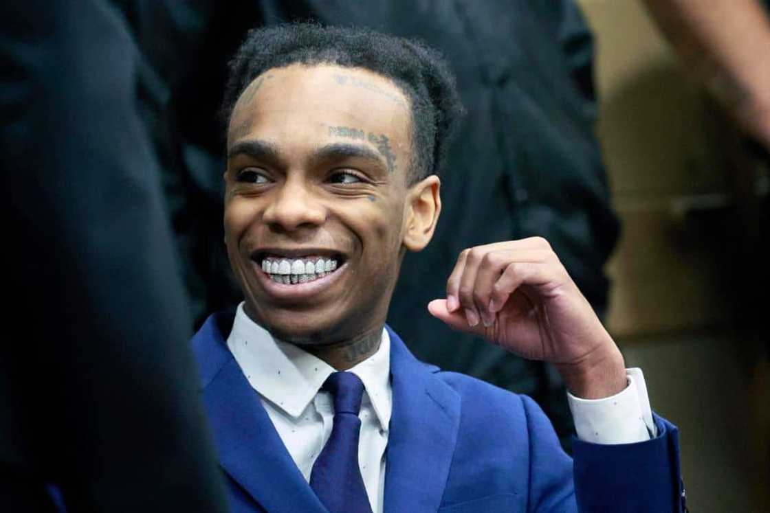 Rapper YNW Melly at the Broward County Courthouse