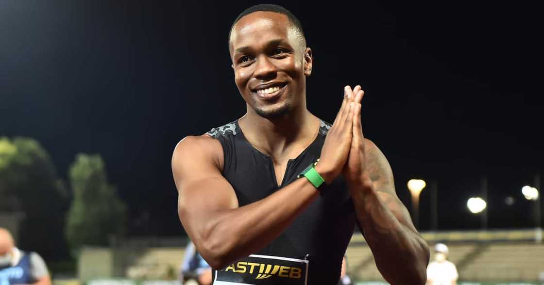 Akani Simbine, Tokyo Olympics 2020, 100m race Akani Simbine, Tokyo Olympics 2020, 100m race