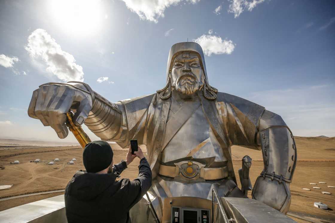 A view from the statue of Genghis Khan in Ulaanbaatar, Mongolia