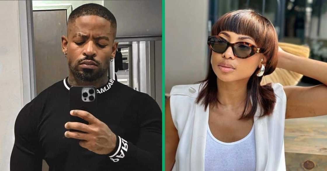 Prince Kaybee accused of hitting on Enhle Mbali. Prince Kaybee accused of hitting on Enhle Mbali.