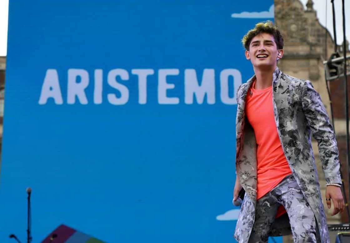 Emilio Osorio performed during the 41 LGBTTTI Pride Parade and concert in Mexico City, Mexico. Photo: Medios y Media.