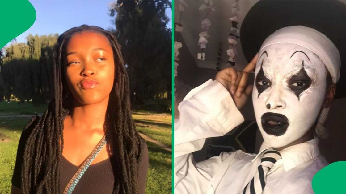 A girl pranked her mother. A girl pranked her mother.