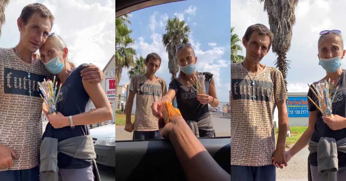 Homeless Lady Humbled as BI Phakathi Offers to Help "Change Her Life" Homeless Lady Humbled as BI Phakathi Offers to Help "Change Her Life"