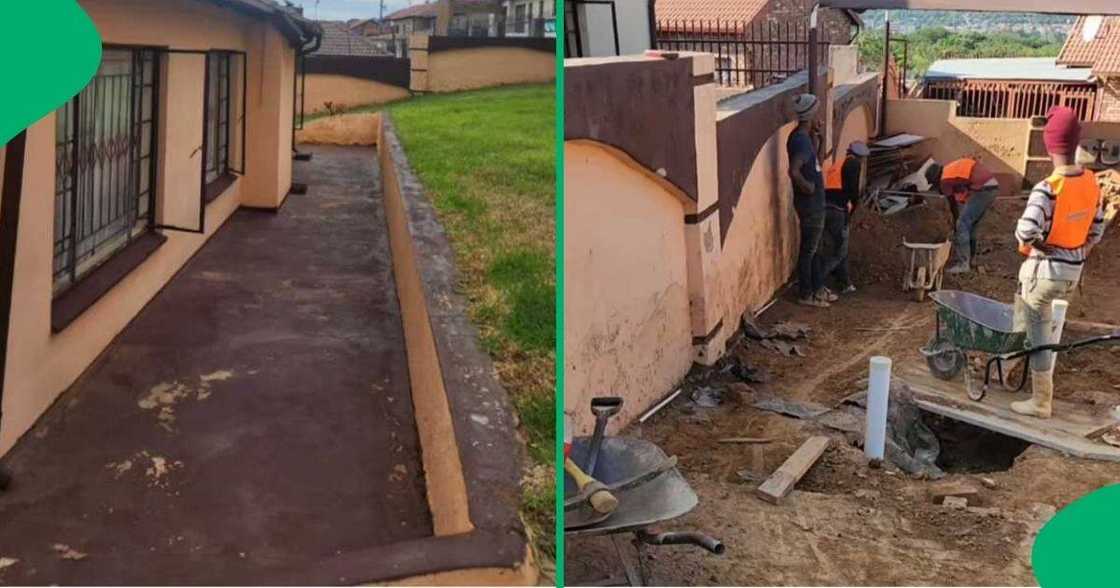 A TikTok video shows a house being transformed into a dream home. A TikTok video shows a house being transformed into a dream home.