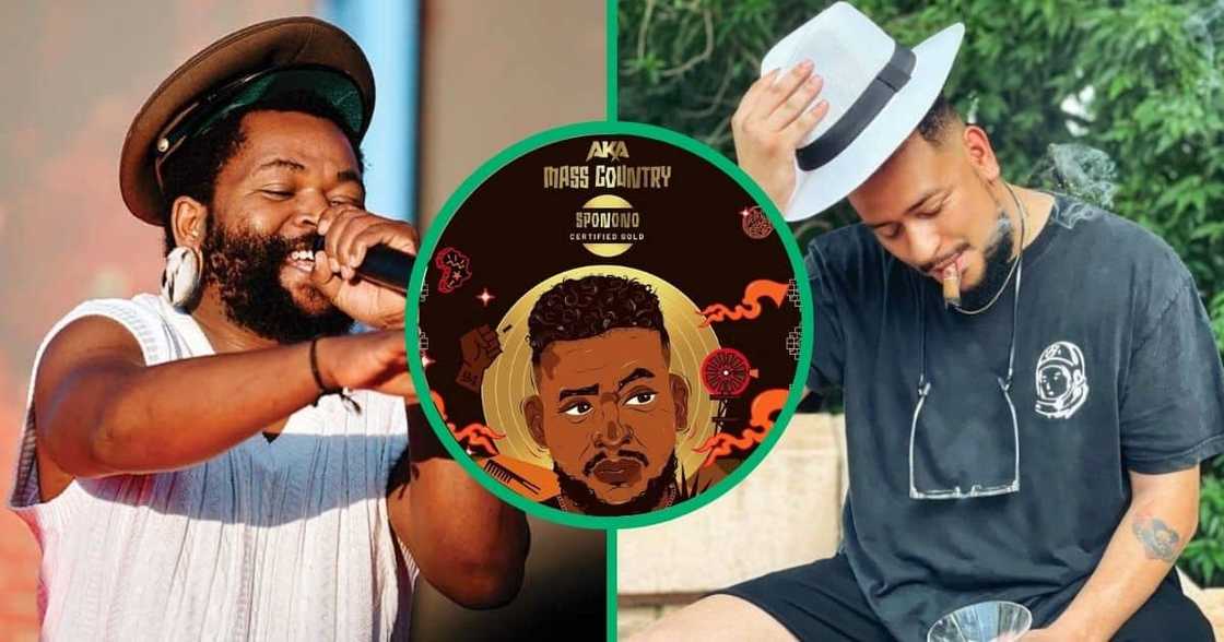 AKA and Sjava officially drop Sponono single today. AKA and Sjava officially drop Sponono single today.