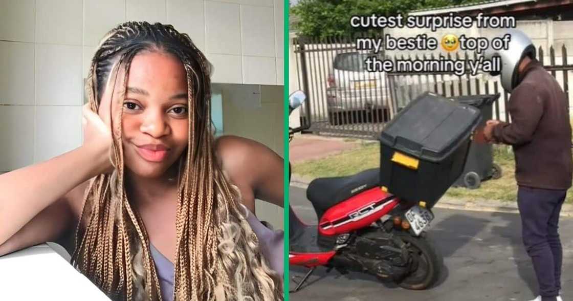 TikTok video shows Valentine's Day surprise from her friend TikTok video shows Valentine's Day surprise from her friend