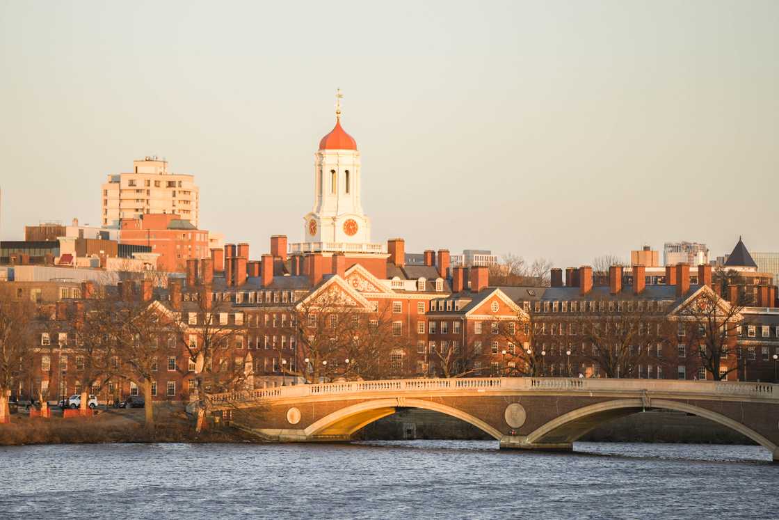 A panoramic view of Harvard University. A panoramic view of Harvard University.