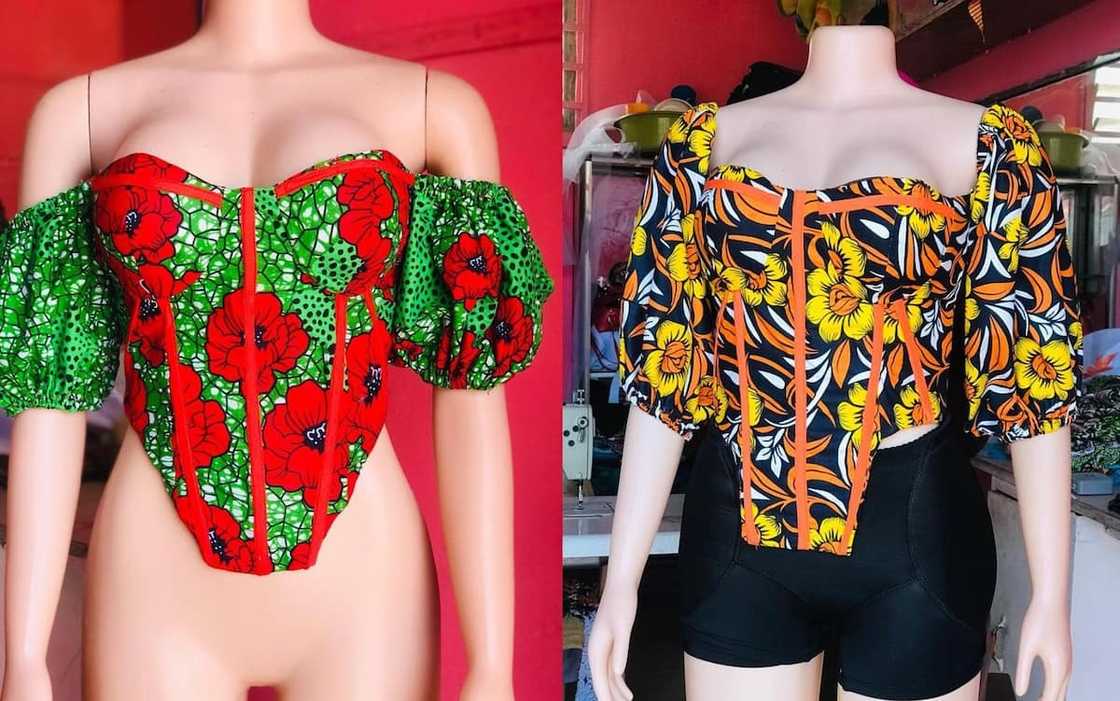 Modern Ankara tops Modern Ankara tops