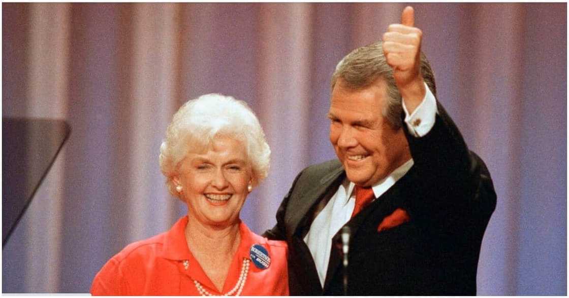 Wife of popular televangelist Pat Robertson, Dede, dies at 94. Wife of popular televangelist Pat Robertson, Dede, dies at 94.