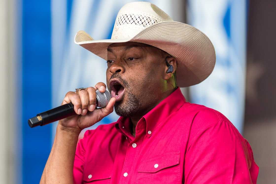 Cowboy Troy performs live on-stage Cowboy Troy performs live on-stage
