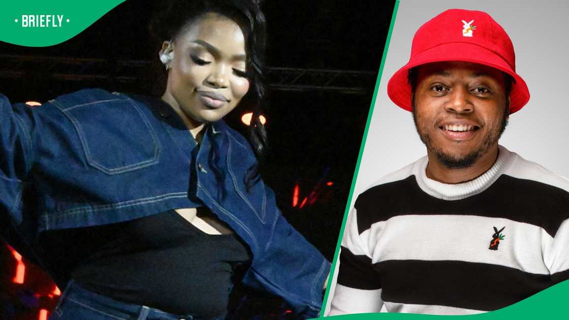 Babalwa M and Kelvin Momo have been making music together since the beginning of her career. Babalwa M and Kelvin Momo have been making music together since the beginning of her career.