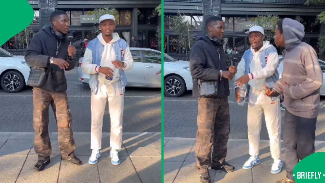 A viral video of a Phara disturbing an interview has Mzansi on chokehold A viral video of a Phara disturbing an interview has Mzansi on chokehold