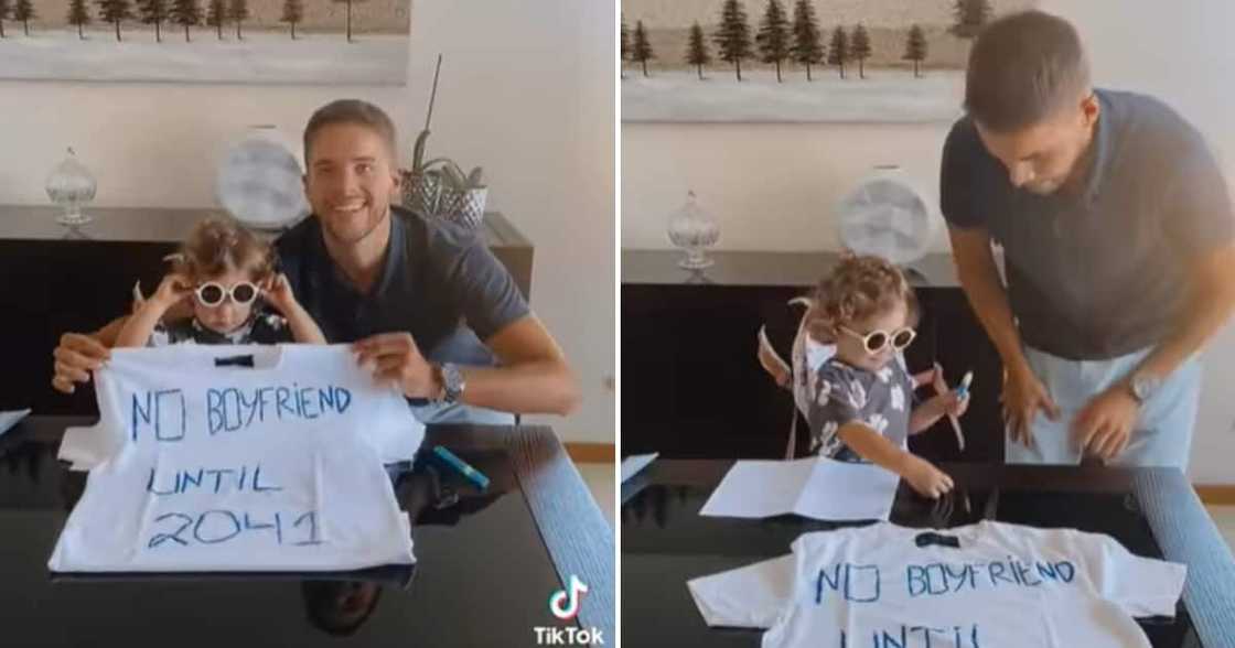 Father and his daughter who can't date until 2041 Father and his daughter who can't date until 2041