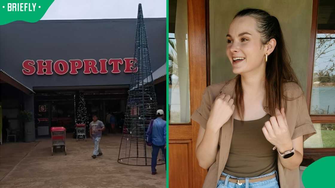 A woman shopped at Shoprite in Zambia. A woman shopped at Shoprite in Zambia.