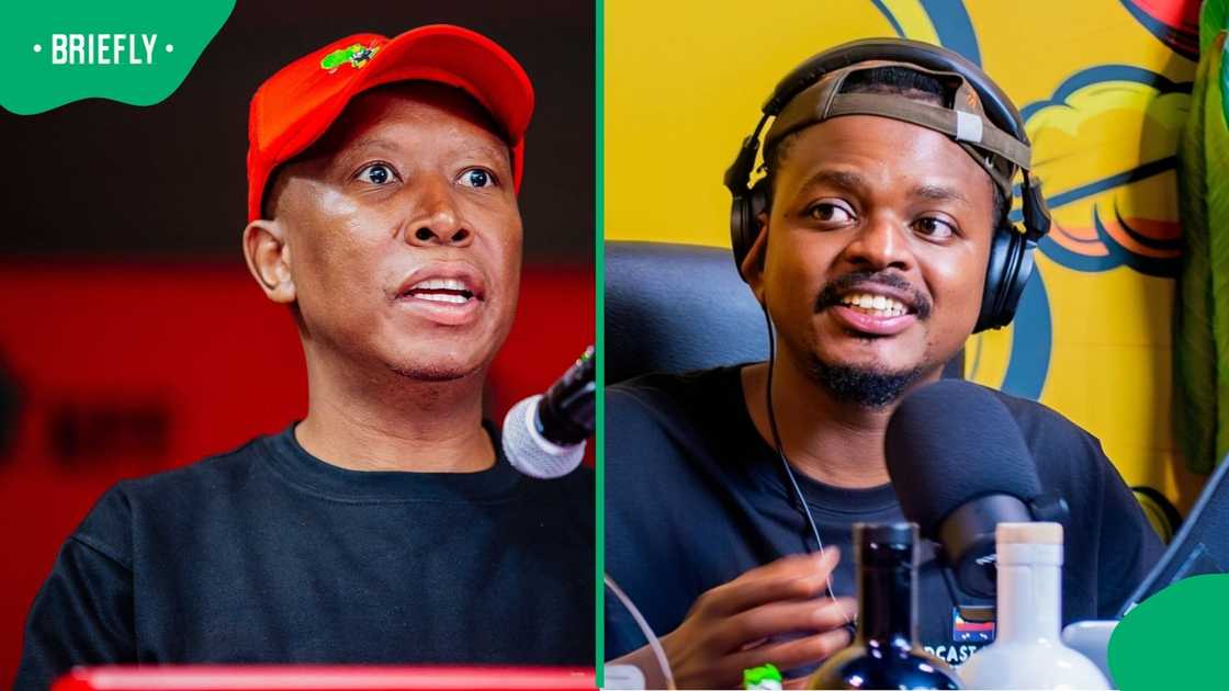 Julius Malema was criticised for his comments about Podcast and Chill
