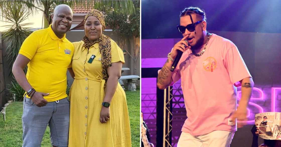 A groovy couple belted out AKA's 'Lemonade' in a loving video. A groovy couple belted out AKA's 'Lemonade' in a loving video.