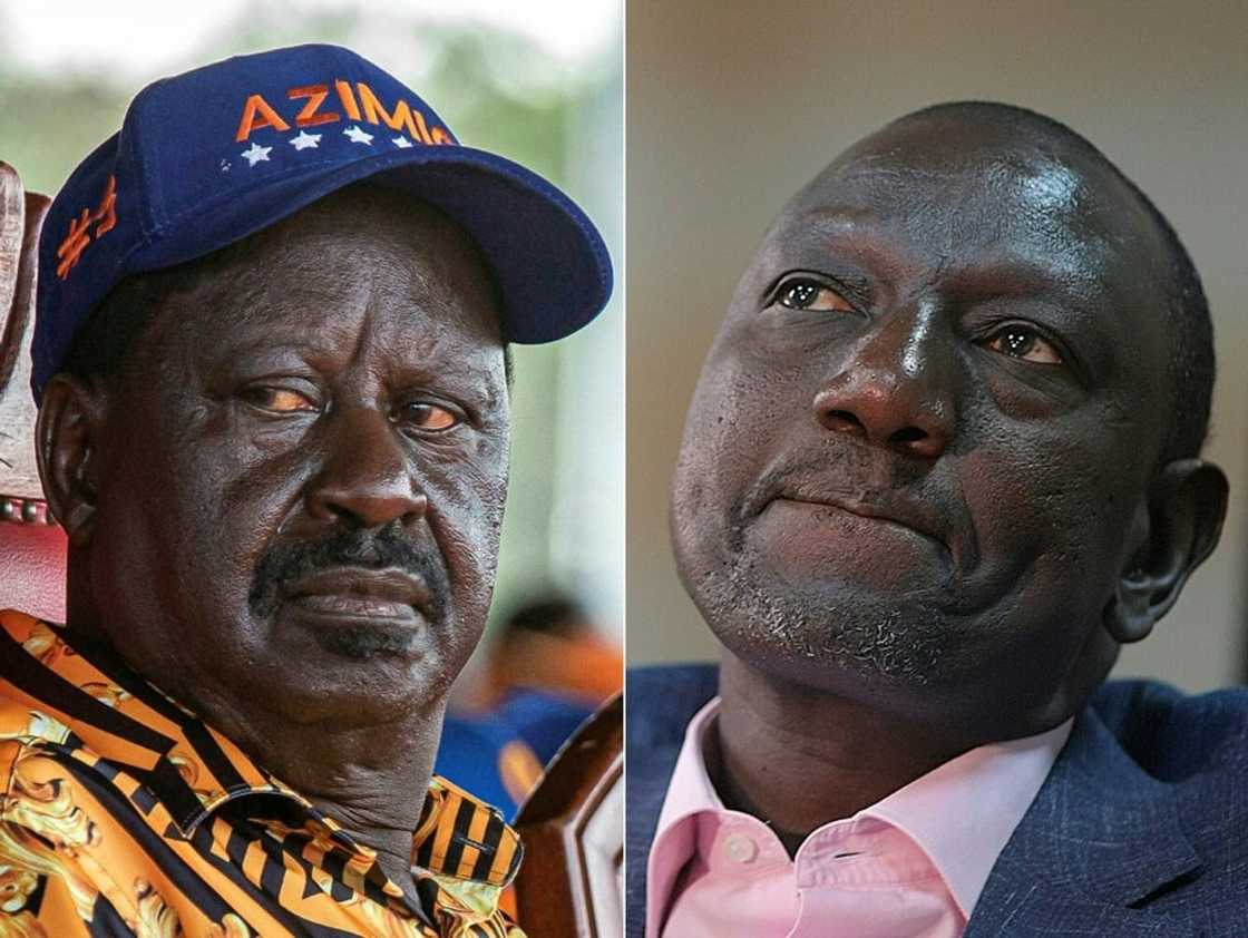 Former prime minister Raila Odinga (left) and Deputy President William Ruto have assembled huge legal teams Former prime minister Raila Odinga (left) and Deputy President William Ruto have assembled huge legal teams