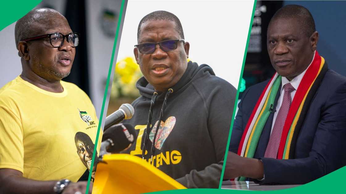 The ANC's Panyaza Lesufi is seemingly caught in a battle between Fikile Mbalula and Paul Mashatile The ANC's Panyaza Lesufi is seemingly caught in a battle between Fikile Mbalula and Paul Mashatile