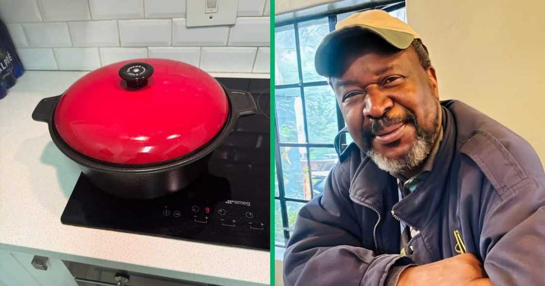 Tito Mboweni goes viral after sharing images of his homecooked chicken meal