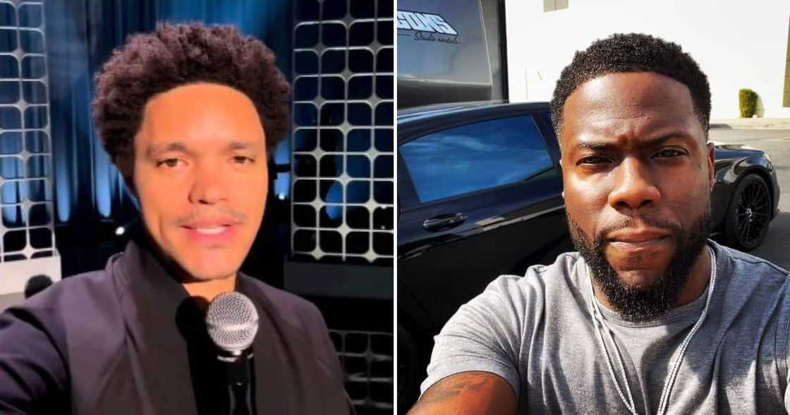 Tevor Noah ad Kevin Hart performed in Pretoria Tevor Noah ad Kevin Hart performed in Pretoria