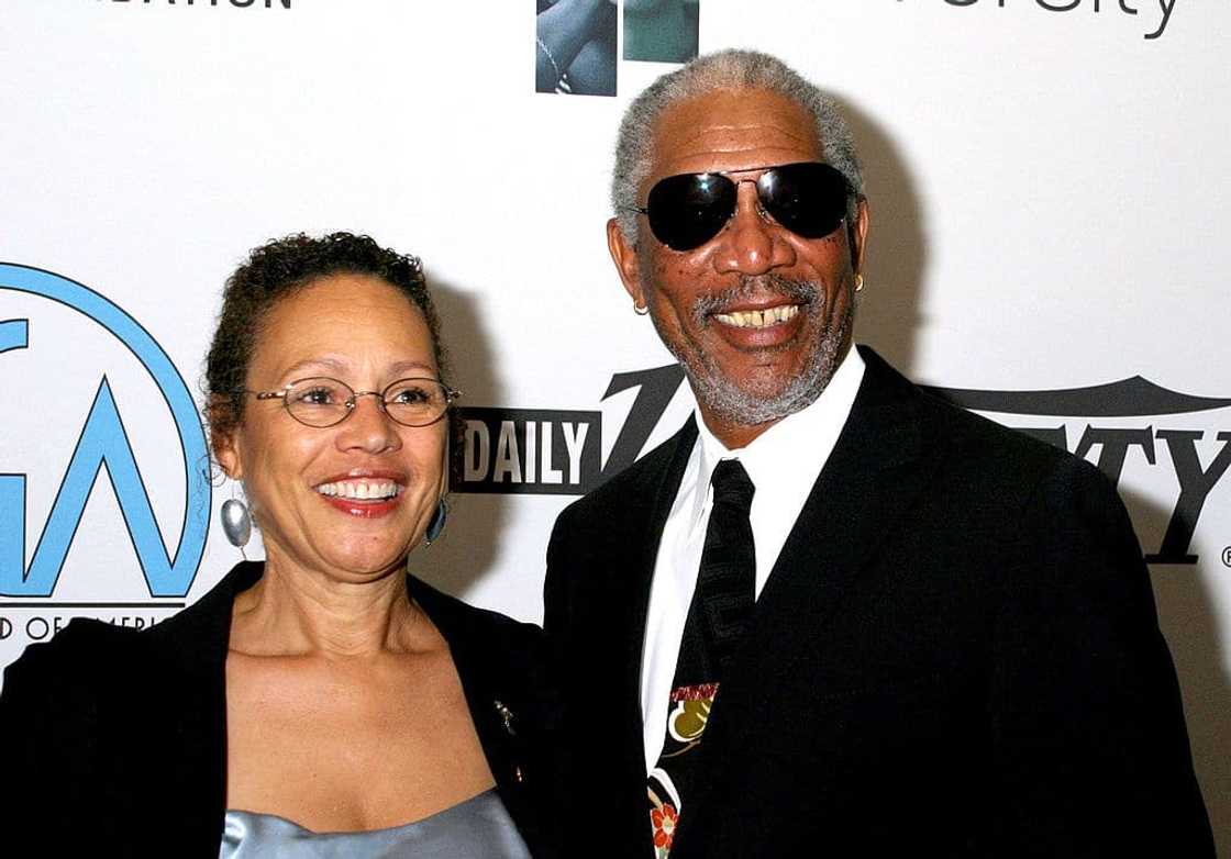 Myrna Colley-Lee and her ex-husband Morgan Freeman Myrna Colley-Lee and her ex-husband Morgan Freeman