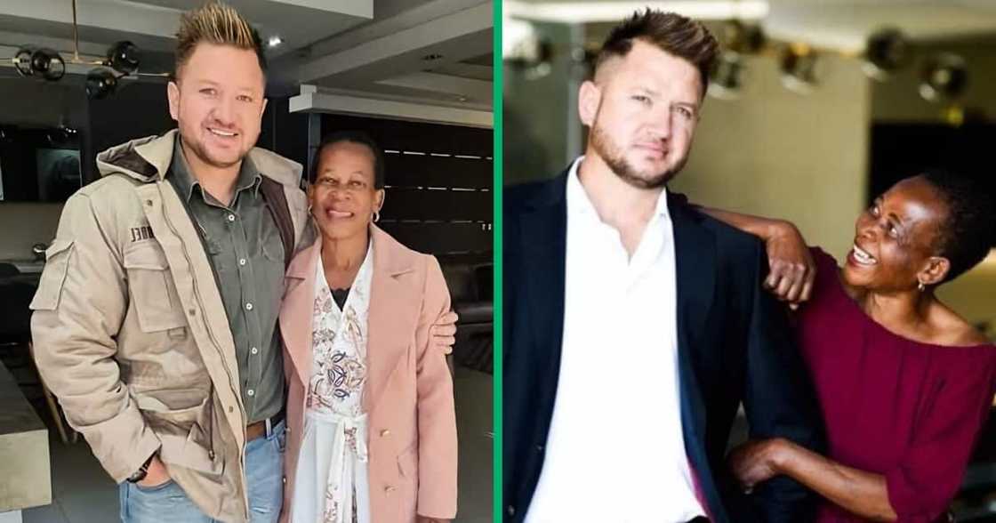 TikTok star Malcolm Wentzel and his housekeeper Thembi TikTok star Malcolm Wentzel and his housekeeper Thembi