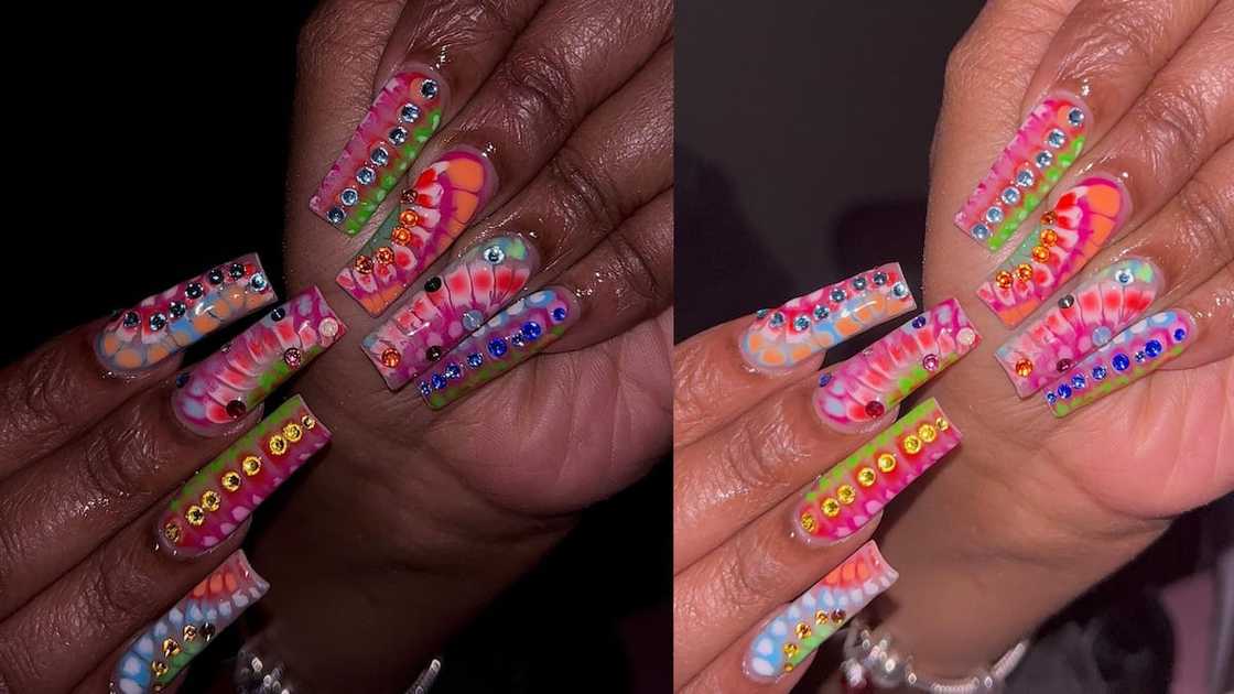 Art of many colours with bling Art of many colours with bling