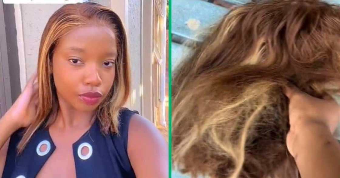 TikTok video of Joburg woman after buying human hair wig at Dragon City TikTok video of Joburg woman after buying human hair wig at Dragon City