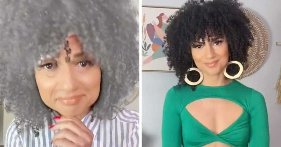 Woman shows off how she looks in TikTok video