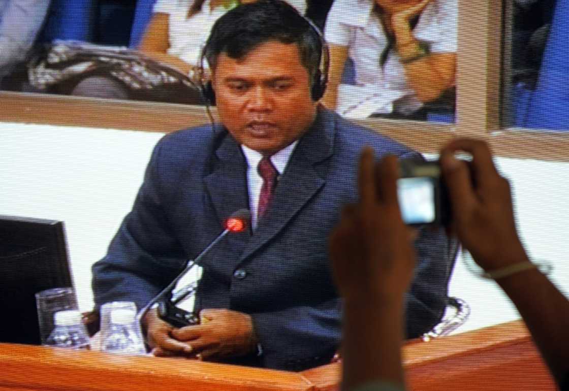 Cambodian psychiatrist Sotheara Chhim, seen here in 2009 during a live broadcast, was among the 2022 winners of the Ramon Magsaysay Award Cambodian psychiatrist Sotheara Chhim, seen here in 2009 during a live broadcast, was among the 2022 winners of the Ramon Magsaysay Award