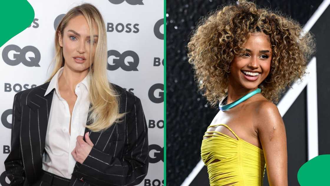 Tyla and Candice Swanepoel shine at the Victoria's Secret show Tyla and Candice Swanepoel shine at the Victoria's Secret show