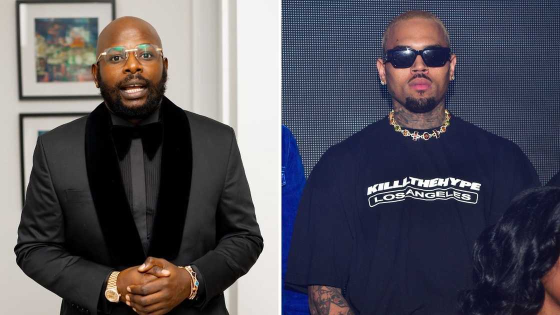 DJ Maphorisa reacted to performing at Chris Brown's show