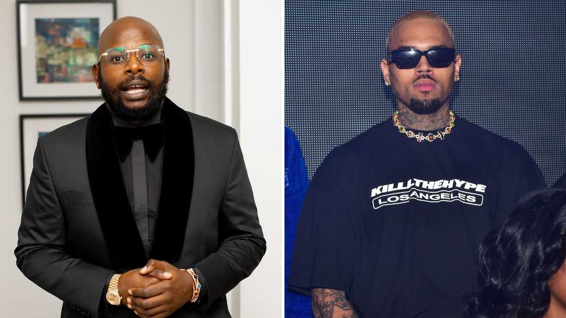 DJ Maphorisa reacted to performing at Chris Brown's show DJ Maphorisa reacted to performing at Chris Brown's show