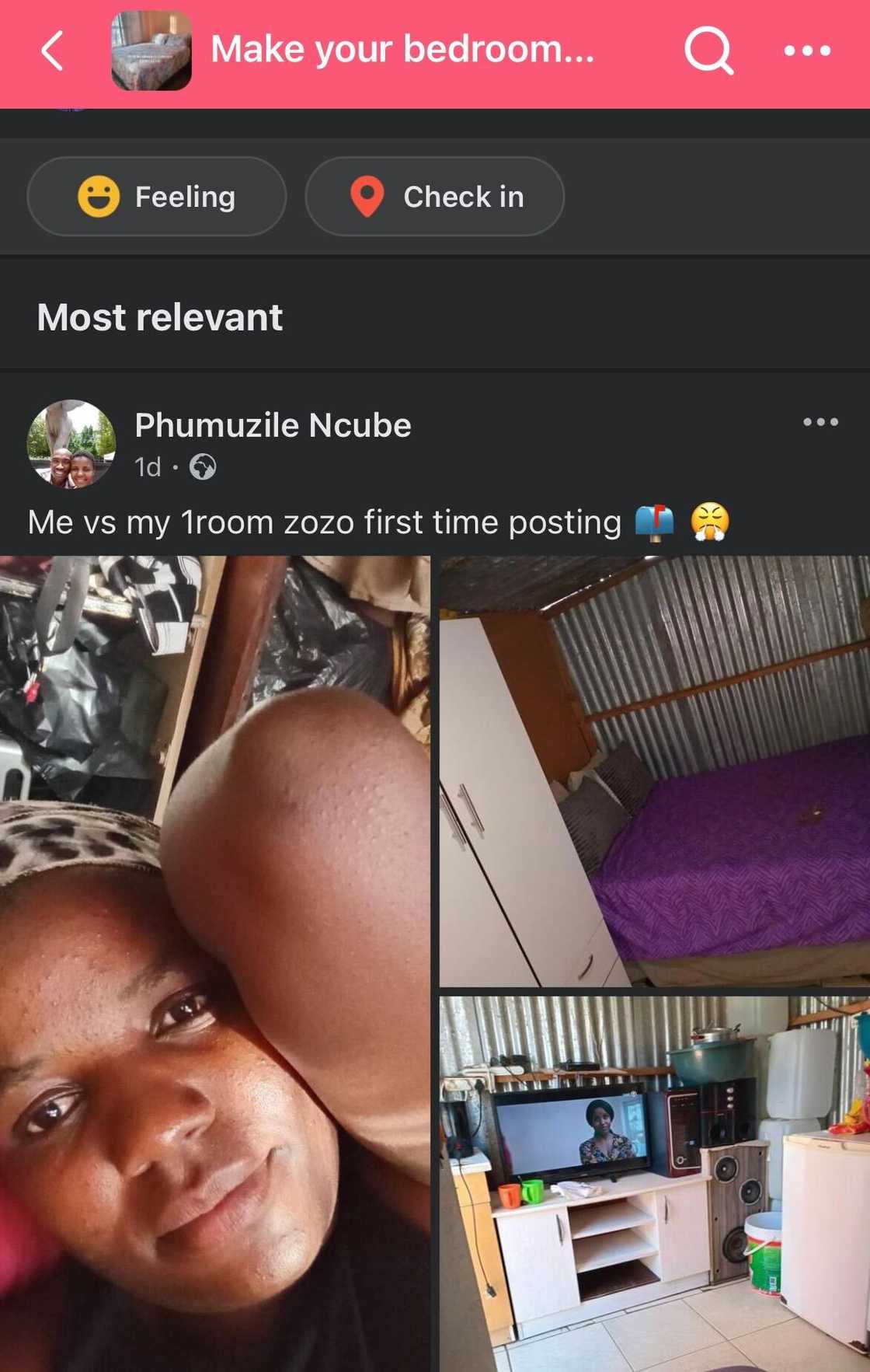 The woman's shack house. The woman's shack house.