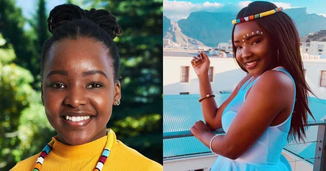 SA inspired, young woman, turns urine, fertiliser SA inspired, young woman, turns urine, fertiliser