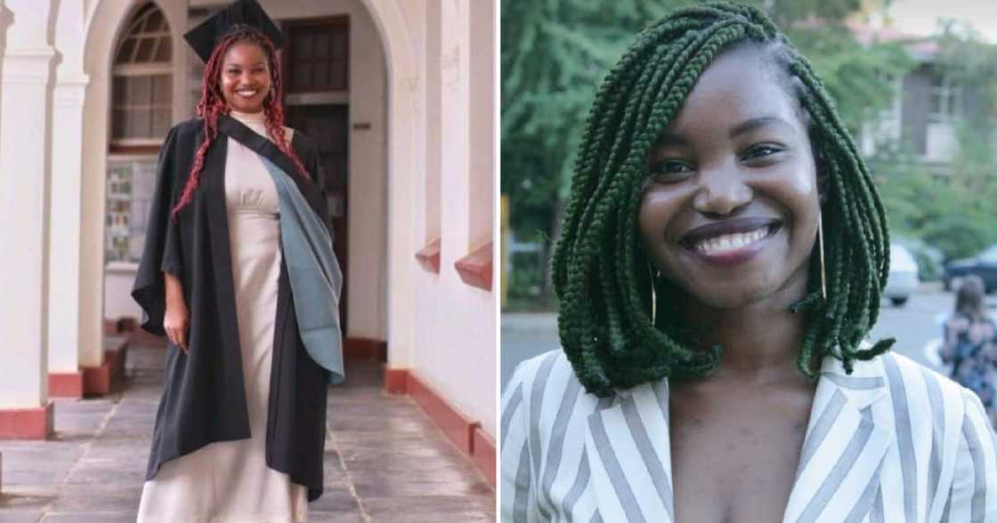 A lady from Johannesburg is excited about bagging her master’s degree in nuclear engineering A lady from Johannesburg is excited about bagging her master’s degree in nuclear engineering