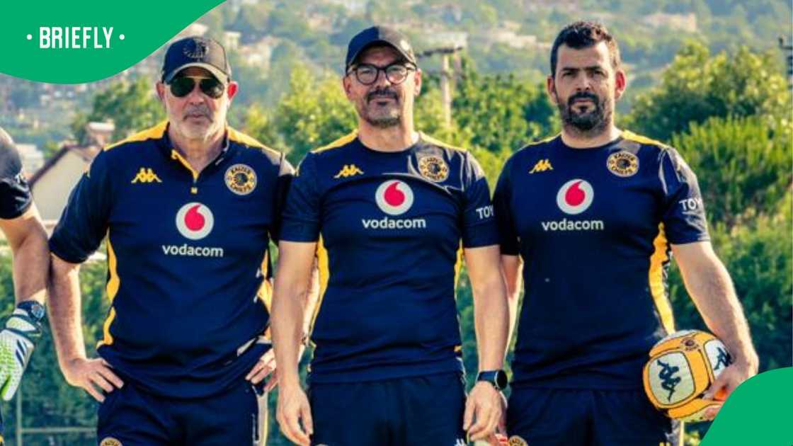 Kaizer Chiefs, Cedric Kaze, and Khalil Ben Youssef. Kaizer Chiefs, Cedric Kaze, and Khalil Ben Youssef.