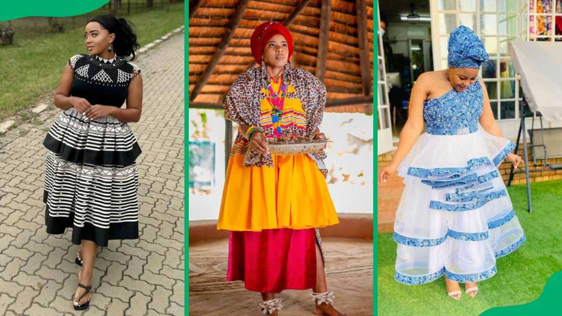 Shweshwe traditional dresses Shweshwe traditional dresses
