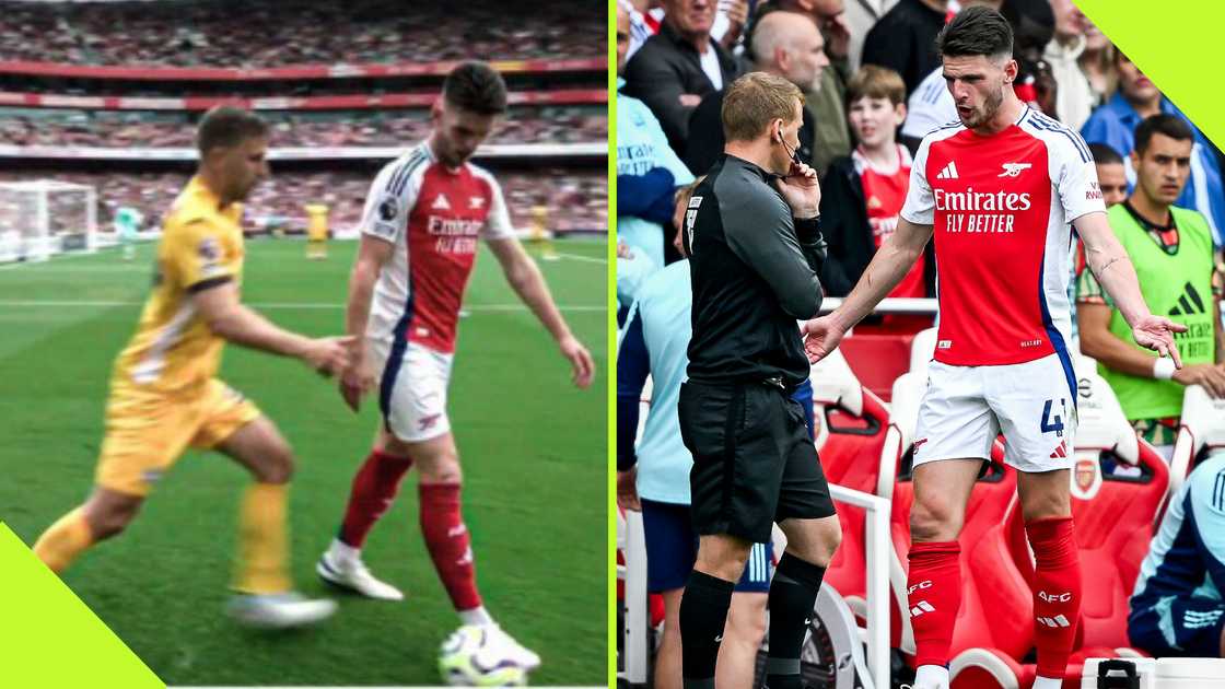Premier League explain bizarre Declan Rice red card against Brighton. Premier League explain bizarre Declan Rice red card against Brighton.