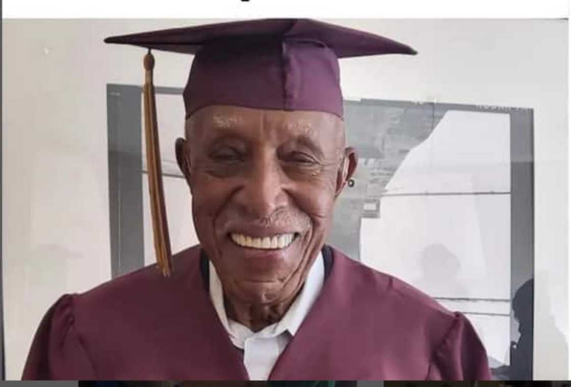 Merril Pitman Cooper finally gets his high school diploma from Jefferson County School, New Jersey. Merril Pitman Cooper finally gets his high school diploma from Jefferson County School, New Jersey.