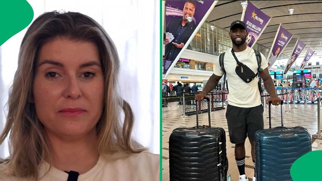 Rachel Kolisi spoke about Siya Kolisi's travelling. Rachel Kolisi spoke about Siya Kolisi's travelling.