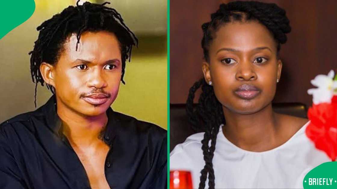 Zenande Mfenyana was dragged on social media Zenande Mfenyana was dragged on social media