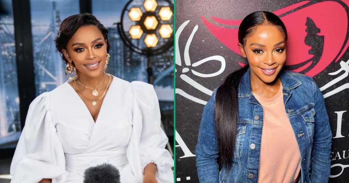 Thembi Seete stuns in lovely dress Thembi Seete stuns in lovely dress