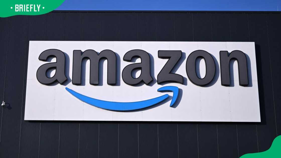 Amazon’s logo on the facade of a redistribution centre in Werne, Germany Amazon’s logo on the facade of a redistribution centre in Werne, Germany