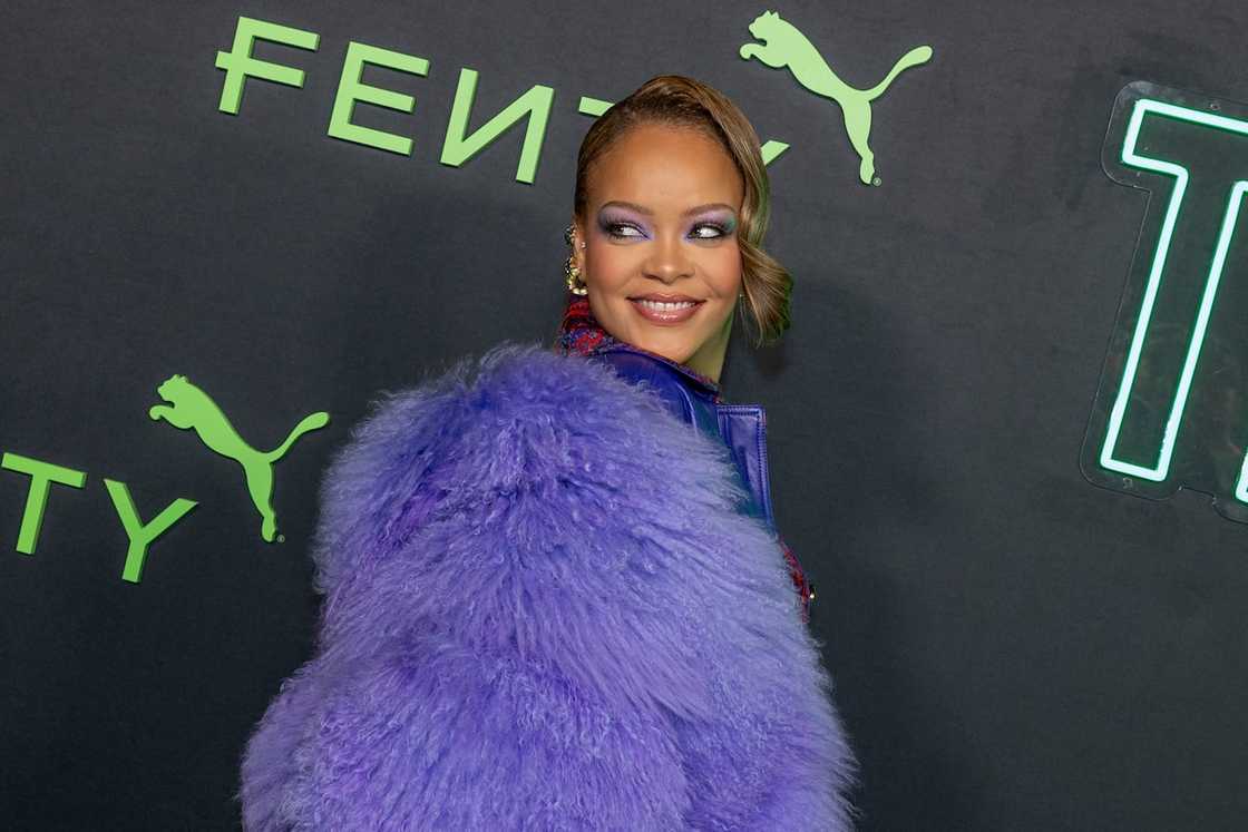 Rihanna attends the FENTY x PUMA sneaker launch party Rihanna attends the FENTY x PUMA sneaker launch party
