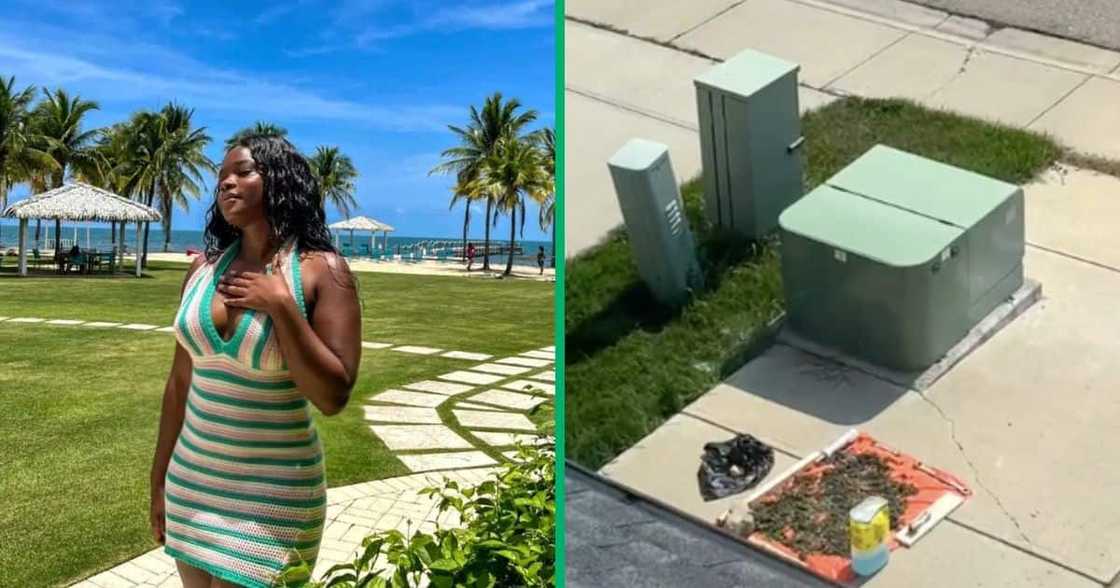 An African woman's dad dried veggies in Canada An African woman's dad dried veggies in Canada