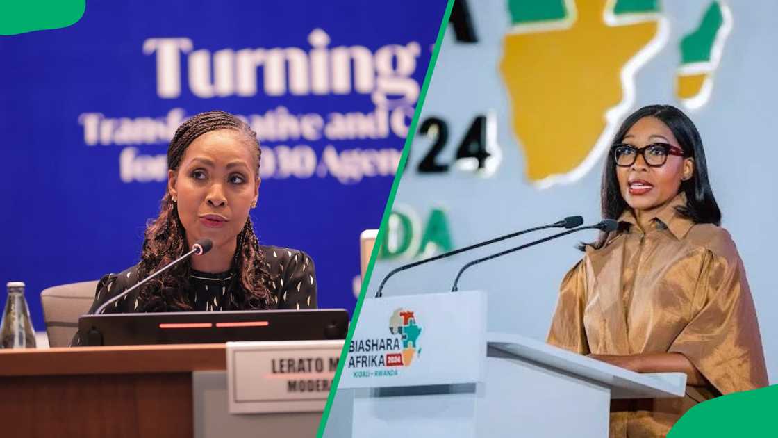 Lerato Mbele is speaking at a different conference.